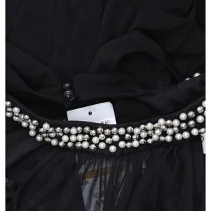 Speechless Juniors Embellished Ruched Cutout Gown Dress Black 3 thumbnail 5