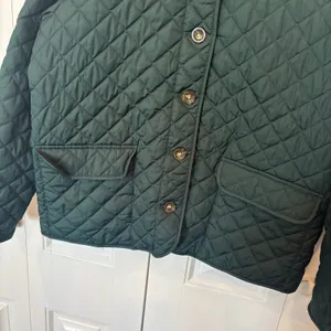 Croft & Barrow Hunter Green Quilted Jacket Size Large‎ thumbnail 4