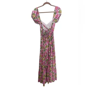 Show Me Your Mumu Cathy Maxi Dress in Fresh Floral XS thumbnail 4