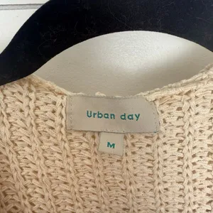 Urban Day Women’s Medium Cream Hooded Boho Cardigan Sweater New thumbnail 2
