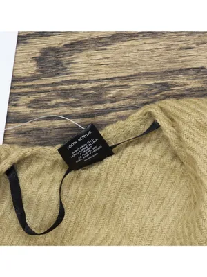 NWT Aqua Fringe Lightweight Plaid Ruana 494126 Camel Brown thumbnail 5