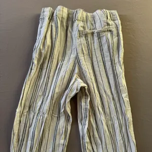 H&M STRIPED LINEN-BLEND PANTS thumbnail 6