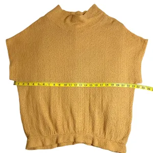 Free People Echo Beach Pullover Orange Cowl Neck Slouchy Sweater Size Medium EUC thumbnail 6