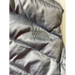 The North Face Womens Aconcagua 550-Fill Down Vest Metallic Silver Grey Medium thumbnail 8