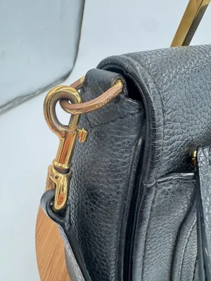 Marc Jacobs Empire City Mini Messenger Black Pebbled Leather Crossbody Bag thumbnail 3