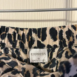 Vintage Express Leopard Print Pajama PJ Loungewear Pants Medium thumbnail 4