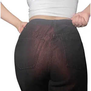 New York Jeans Metallic Pants Black Size 8 thumbnail 5