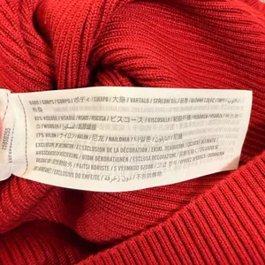 Abercrombie & Fitch Red Ribbed Knit Button Front V-Neck Stretchy Mini Dress Sml thumbnail 7