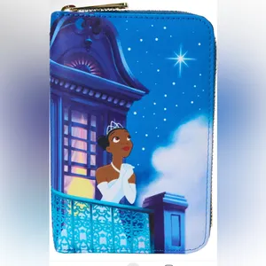 Loungefly Disney‎ Princess and The Frog 15th Anniversary Zip Around Wallet thumbnail 4