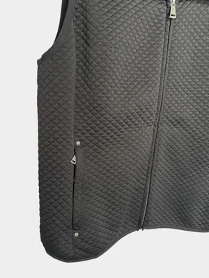 Lauren Ralph Lauren Black Quilted Full Zip Vest XL thumbnail 4