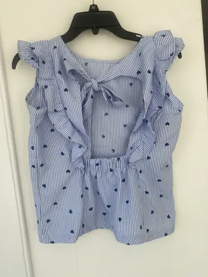 Blouse Tank Blue thumbnail 2
