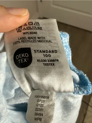Charter Club Pale Blue & White Floral Relaxed Intimates Sleep Shirt XS thumbnail 7
