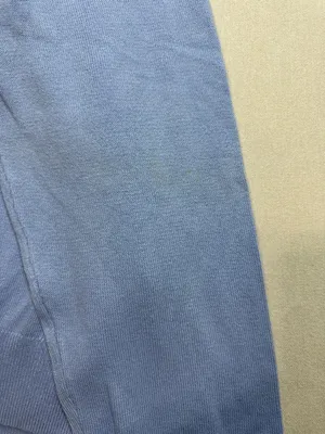 Ann Taylor Sky Blue Button-Front Crewneck Cardigan thumbnail 7