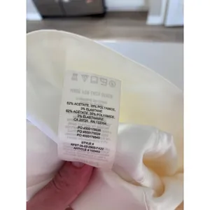 Aritzia Wilfred Shine Top Light Birch Ivory Satin Corset Crop Tank 102468 M thumbnail 7