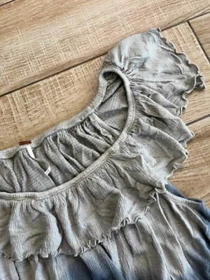 Womens Free People Grey/Blue Ombre Tank Top - XS thumbnail 2