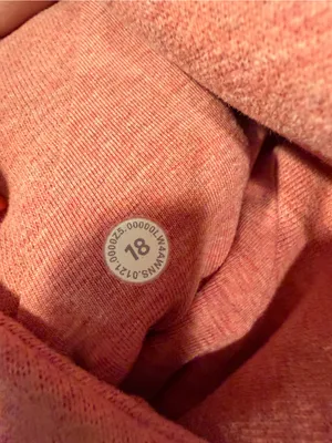 Cozy Zip-Up Lululemon Scuba Hoodie in Dusty Coral thumbnail 2