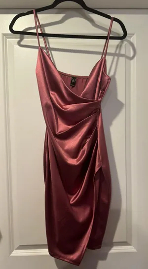 Windsor Satin Mini Dress thumbnail 1