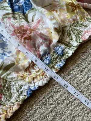 Billabong Floral Puff Sleeve Crop Top Medium thumbnail 5