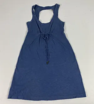 Tommy Bahama‎ Tank Sundress Womens XS Blue 100% Cotton Empire Waist Racerback thumbnail 1