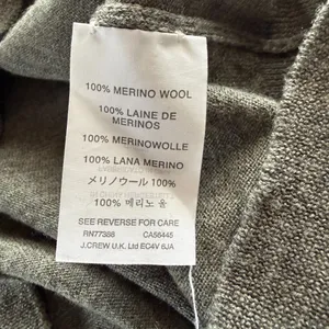 J. Crew long sleeve crewneck pullover wool sweater top women's size small thumbnail 7