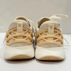 Kizik Athens Sneakers Mens 7.5‎ Womens 9 Cream Peach Shoes Hands-Free Cage G2FC thumbnail 8