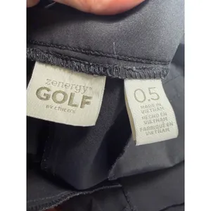 Chico's Zenergy Golf Pants Black 0.5 Womens Pull On Cropped Activewear thumbnail 5