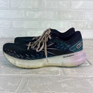 Brooks Glycerin 20 Sneakers Shoe Women 10 Navy Blue Running Athletic 1203691B499 thumbnail 5