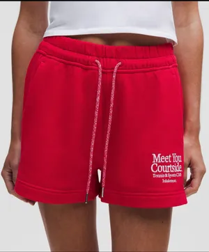 Lululemon XS French Terry Tennis Shorts thumbnail 1