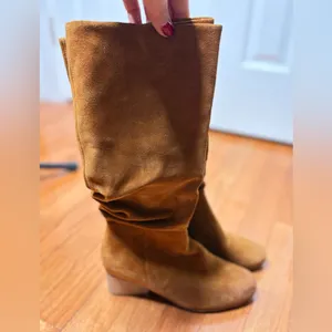 Antelope NO 7 Tan Suede Boots Size 37 US 6 New‎ Without Box thumbnail 4