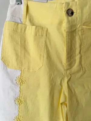 Anthropologie Maeve The Colette Embroidered Crop Wide-Leg Pants, Size 28P thumbnail 8