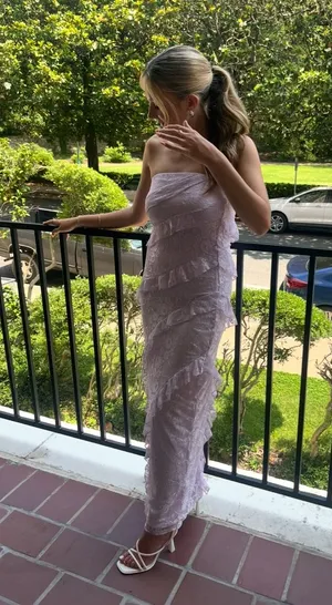 Purple Lace Dress Forever 21 thumbnail 1