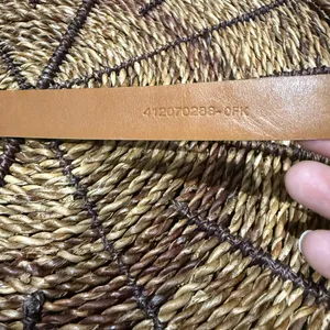 Lauren Ralph Lauren Gold Shimmer Leather Belt L Western‎ Glam 42” thumbnail 6