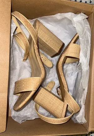 Jcrew Rafaella heels chunky  thumbnail 1