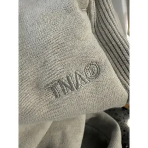 Aritzia TNA Cozy Fleece Boyfriend Sweatpants Heather Grey Joggers 92132 Medium thumbnail 3