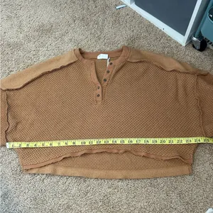 Out from under by Urban Outfitters Mel Cozy Henley Top Size Small thumbnail 7