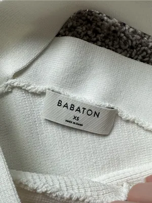 Aritzia White Ribbed Cross-Strap Knit Crop Top thumbnail 4