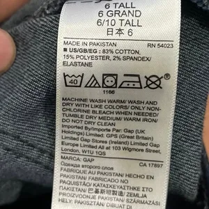 Gap Denim Jegging Indigo Blue High Rise Pants SZ 28 Tall Ankle Tied Bow thumbnail 5
