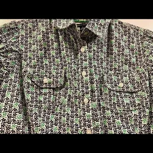 Tommy Hilfiger Floral Short Sleeve Button Down Short Sleeve Blouse Size Medium thumbnail 8