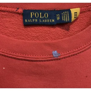 Polo Ralph Lauren Polo Bear Paint Splatter Sweatshirt Red XS S Artist Rare thumbnail 6
