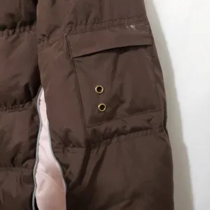 Maralyn & Me M Pink Brown Gorpcore Puffer Ski Jacket thumbnail 5