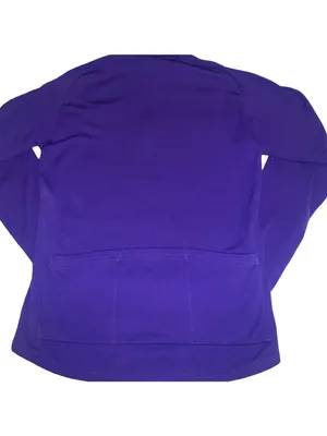 Vintage Pearl Izumi Technical Wear Cycling Pullover Large Purple Made USA thumbnail 2