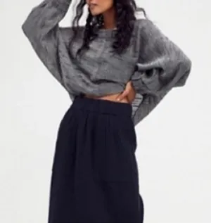 Free‎ people easy weekend too boxy oversized sz L thumbnail 1