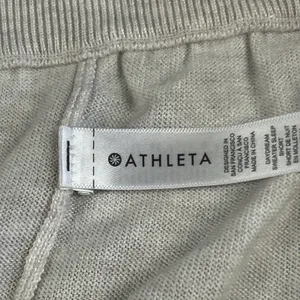 Athleta Daydream Sweater Sleep Shorts Womens Large Wool Blend Cream 985737 thumbnail 2