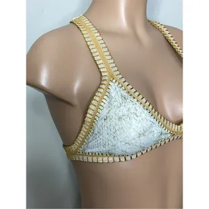New. Pilyq Cobra Crochet trim bikini. S-top/M-bottom. Retails $178 thumbnail 13