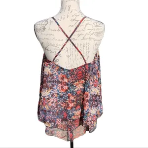 Abercrombie -217 floral paisley print layered cami‎ Small thumbnail 5