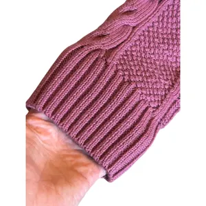 GAP purple v-neck knit sweater small preppy thumbnail 6
