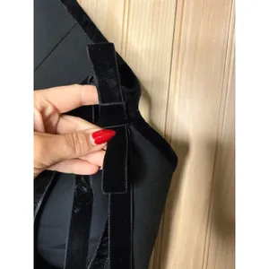 NWOT J. Crew Seamed Sheath Dress Velvet Bows Four Season Stretch LBD Party Sz 6 thumbnail 6
