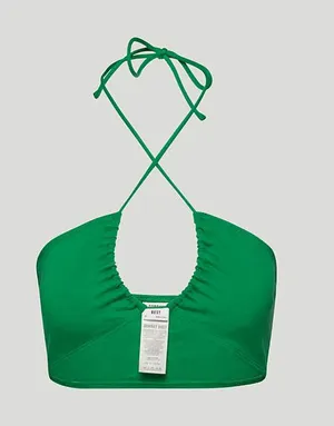 NWT Aritzia Sunday Best Green Bandeau Top thumbnail 1