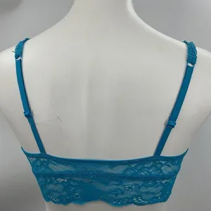 Pink Victoria’s Secret small blue lace bralette thumbnail 4