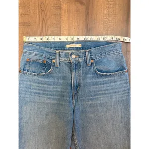 Levis Low Pro Straight Jeans Womens 28 Medium Wash Blue Denim Low Rise Pants thumbnail 4